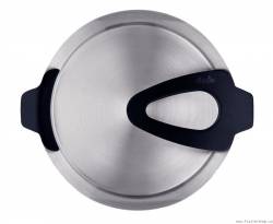 Poklice na hrnec Intensa® nerez, černá - - Fissler