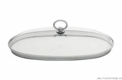 Poklice skleněná oválná – 36 x 24 cm - Special Fish - Fissler