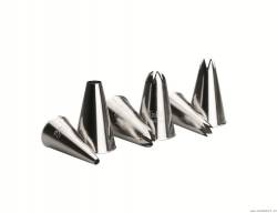 Zdobící špičky nerez 6ks - Ibili