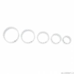 Vykrajovátka kolečka zoubkovaná 4ks - Smolík