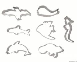 Vykrajovátka mořští živočichové set – 7ks - Ibili