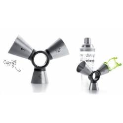 Barmanská odměrka na alkohol 3v1 - 30ml, 22ml, 15ml - Ibili