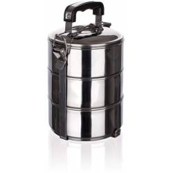 Nerezový jídlonosič 3dílný - BANQUET