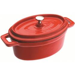 Kokotka mini oválná 0,5l - červená - Ibili