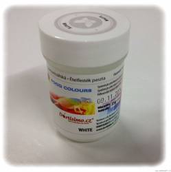 Gelová barva  (White) bílá 35 g - Food Colours