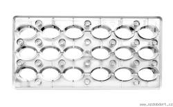 Forma na čokoládu OVAL - Ibili