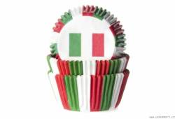 Košíček na muffiny vlajka Itálie 50ks - House of Marie