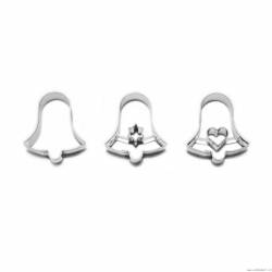 Vánoční vykrajovátko zvonky 3ks - Smolík