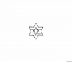 Vykrajovátko hvězda 8 cípů s volným středem - Smolík