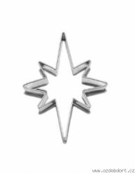 Vykrajovátko hvězda 8 cípů 60×75 mm - Smolík