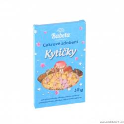 Cukrové zdobení 30g kytičky - Kovandovi