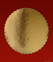 Dortová podložka průměr 34cm zlatá -