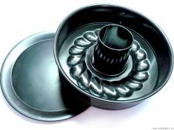 Černá forma na pečení rovné a bábovkové dno výška 7cm- Ibili