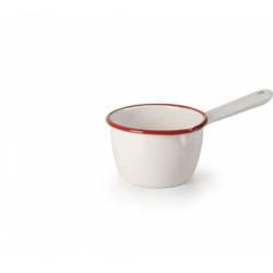 Smaltovaný rendlík kónický bílo červený - Ibili