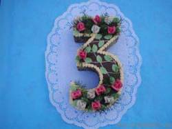 Dortová forma číslice 3 34cm - Jakub Felcman