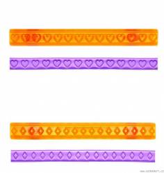 Reliefní vytlačovač srdce a kosočtverce  na potahovací hmotu - PME