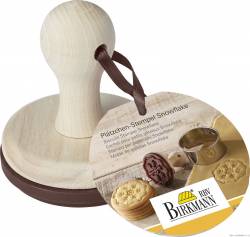 Razítko na sušenky sněhová vločka 7 cm - Birkmann