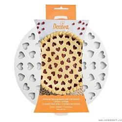 Vykrajovací forma na koláč srdce 30cm - Decora