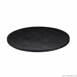 Podložka pod dort černá 25cm - Decora