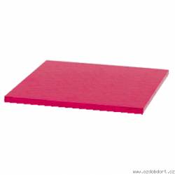 Podložka pod dort čtvercová červená 30x30cm - Decora