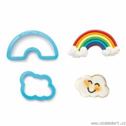 Duha a mrak plastové vykrajovátko set 2 ks - Decora