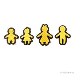 Set 8 ks  CUTTERS&DECORMARKERS HAPPY FAMILY - Decora