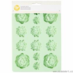 Silikonová forma Sukulenty - Wilton