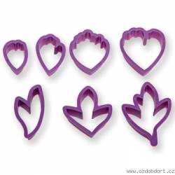 Plastová vykrajovátka Pivoňka - 7ks - Decora