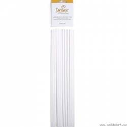 12 plastových tyčí pro patrové dorty O 4 MM x 30 CM - Decora