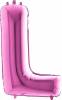 Nafukovací balónek písmeno L růžové 102 cm - Grabo