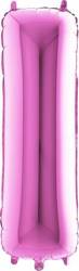 Nafukovací balónek písmeno I růžové 102 cm - Grabo