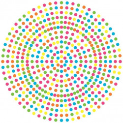 Barevná dortová podložka 27cm - Alvarak