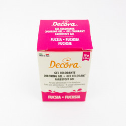 Gelová barva fuchsia 28g - Decora