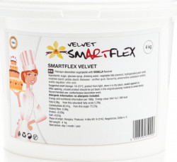 Smartflex Velvet Vanilka 4 kg (Potahovací a modelovací hmota na dorty) 0043 dortis
