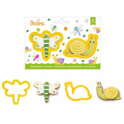 Vykrajovátka vážka a šnek - Decora