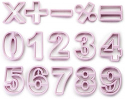 Sada vykrajovátek čísla - Ibili