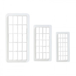 Sada vykrajovátek 3kusy Geometric - cihly - PME