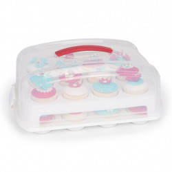Plastový box na 24kusů cupcakes 39cm - FunCakes