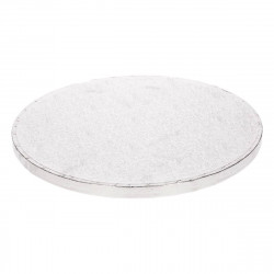 Dortová podložka stříbrná 25cm x 1,2cm - FunCakes