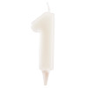 Svíčka na dort číslo 1 svítící ve tmě 6cm - Dekora