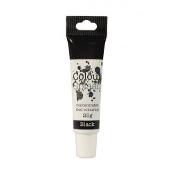 Gelová barva - černá - 25 g