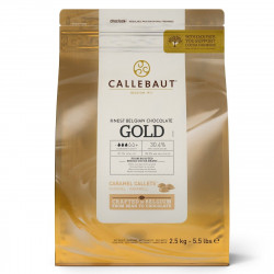 Kvalitní belgická čokoláda 2,5kg 30% Gold caramel - Callebaut
