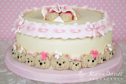 Silikonová forma medvídci lem na dort - Karen Davies