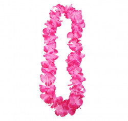 Havajský věnec Aloha růžový 1ks - PartyDeco
