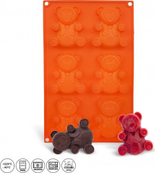 Silikonová  forma na brumíky - Medvídci 123283 Orion