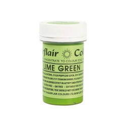 Gelová barva Sugarflair (25 g) Lime Green A141 dortis