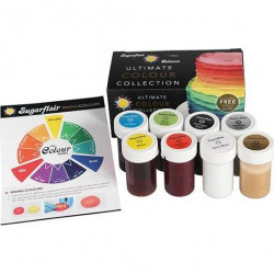 Sada gelových barev Sugarflair (8 ks) A901 dortis