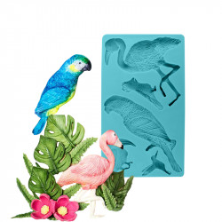 Silikonová forma ptáci 20x11,5cm - Cakesicq