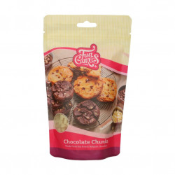 Čokoládové kousky Chunks 350g bílá čokoláda - FunCakes