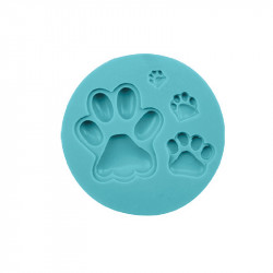 Silikonová formička psí tlapky 9,5cm - Cakesicq